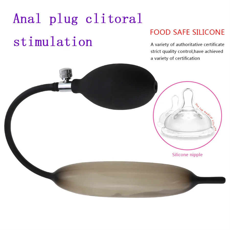 Inflatable Expandable Urethra Catheter Dilator Sound Penis Insert Male Masturbator Silicone Penis Plug Adult Sex Toys For Men