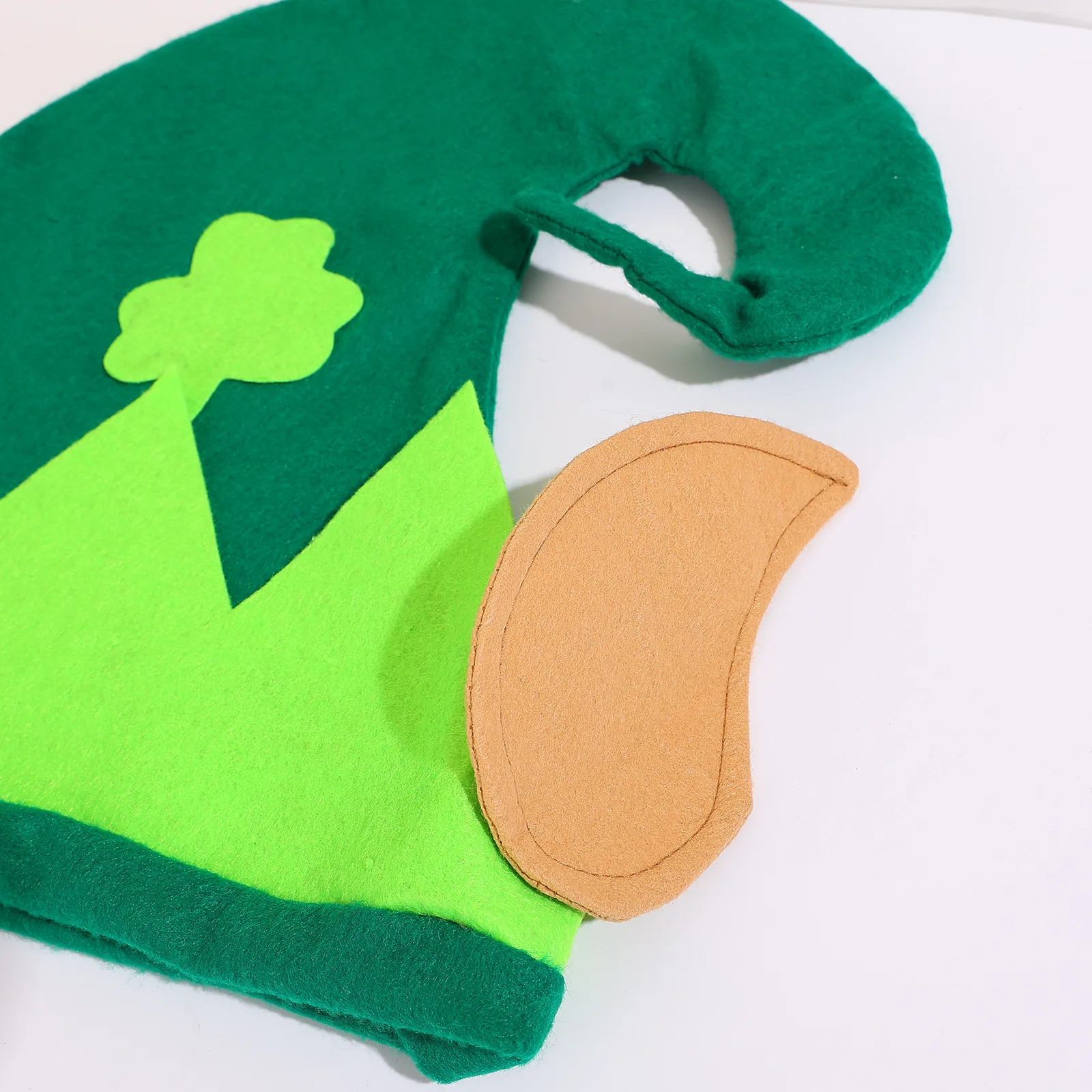 Festival irlandês dia de são patrício chapéu verde cosplay irlanda três folhas trevo elfo headpiece boné carnaval festa traje adereços