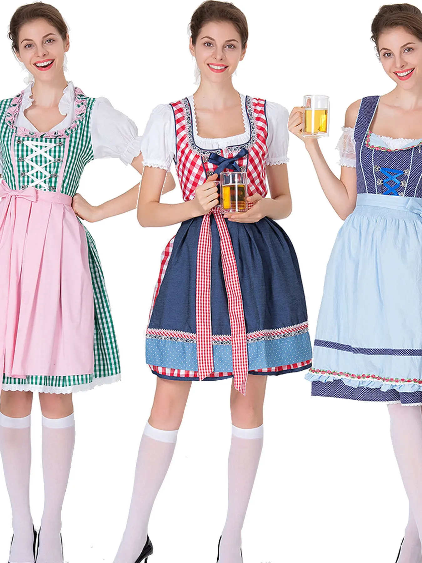 

New plus Size Halloween Beer Girl Dress Shaping Stage Performance Costume Women's Maid Outfit Large Size Women's Clothing