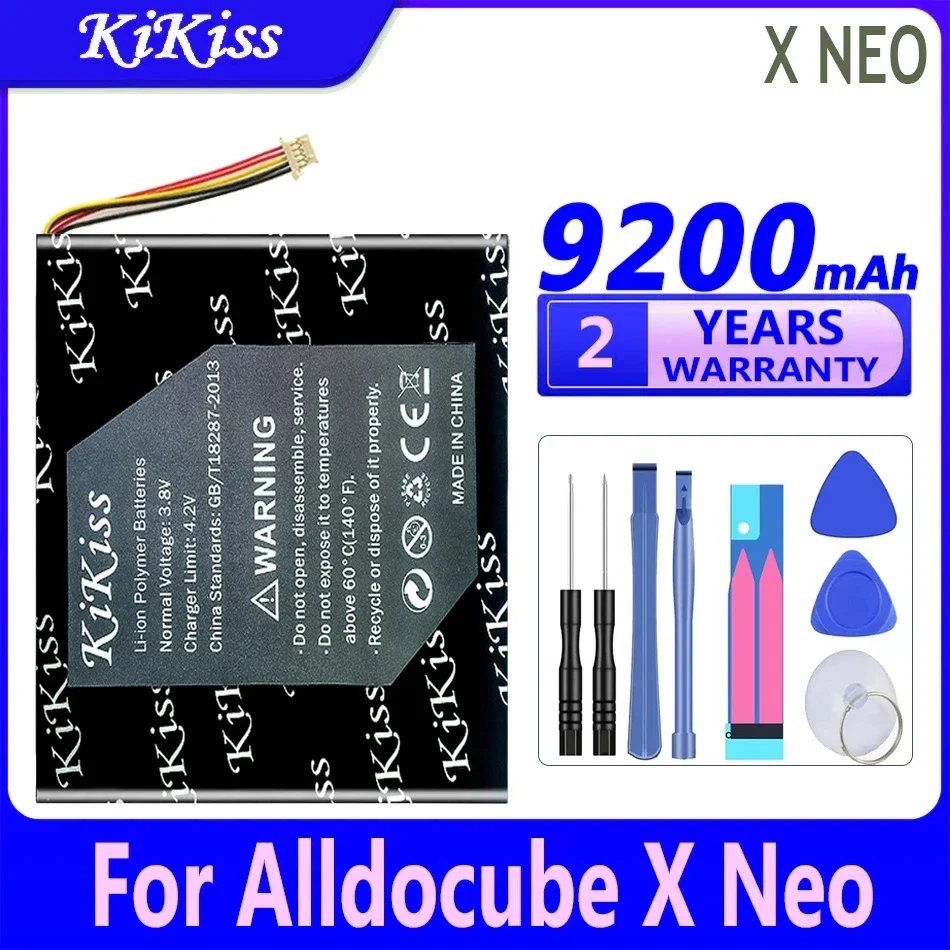 

9200mAh KiKiss Powerful Battery For Alldocube Cube X Neo Tablet PC Replacement Accumulator 7-Wire Plug