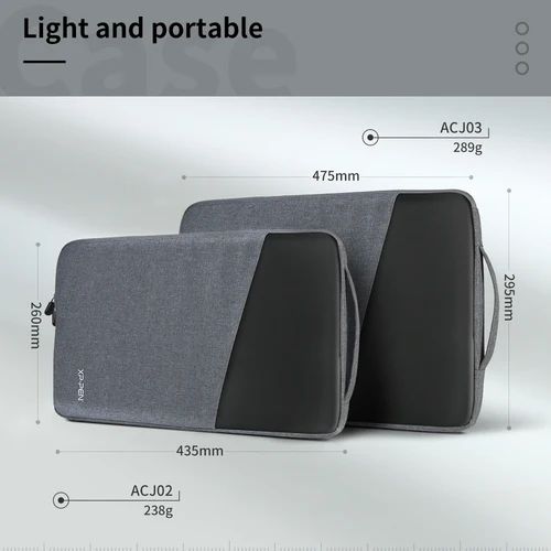 Imagen 2 del producto XPPen Funda protectora Bolsa protectora de dos tamaños Estuche de viaje para pantalla de bolígrafo Monitor de tableta gráfica de 12 / 13,3 / 15,6 / 16 pulgadas