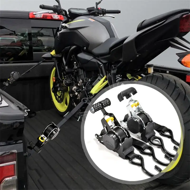 Retractable Auto Ratchet Strap Automatic Shrink Bundle Tape Retractable Belts For Motorcycles Convenience Luggage Straps