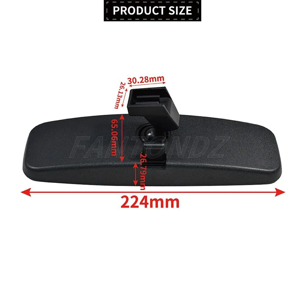 Car Interior Rear View Mirror Replacement for Peugeot 107 206 106 Toyota Aygo Citroen C1 814842