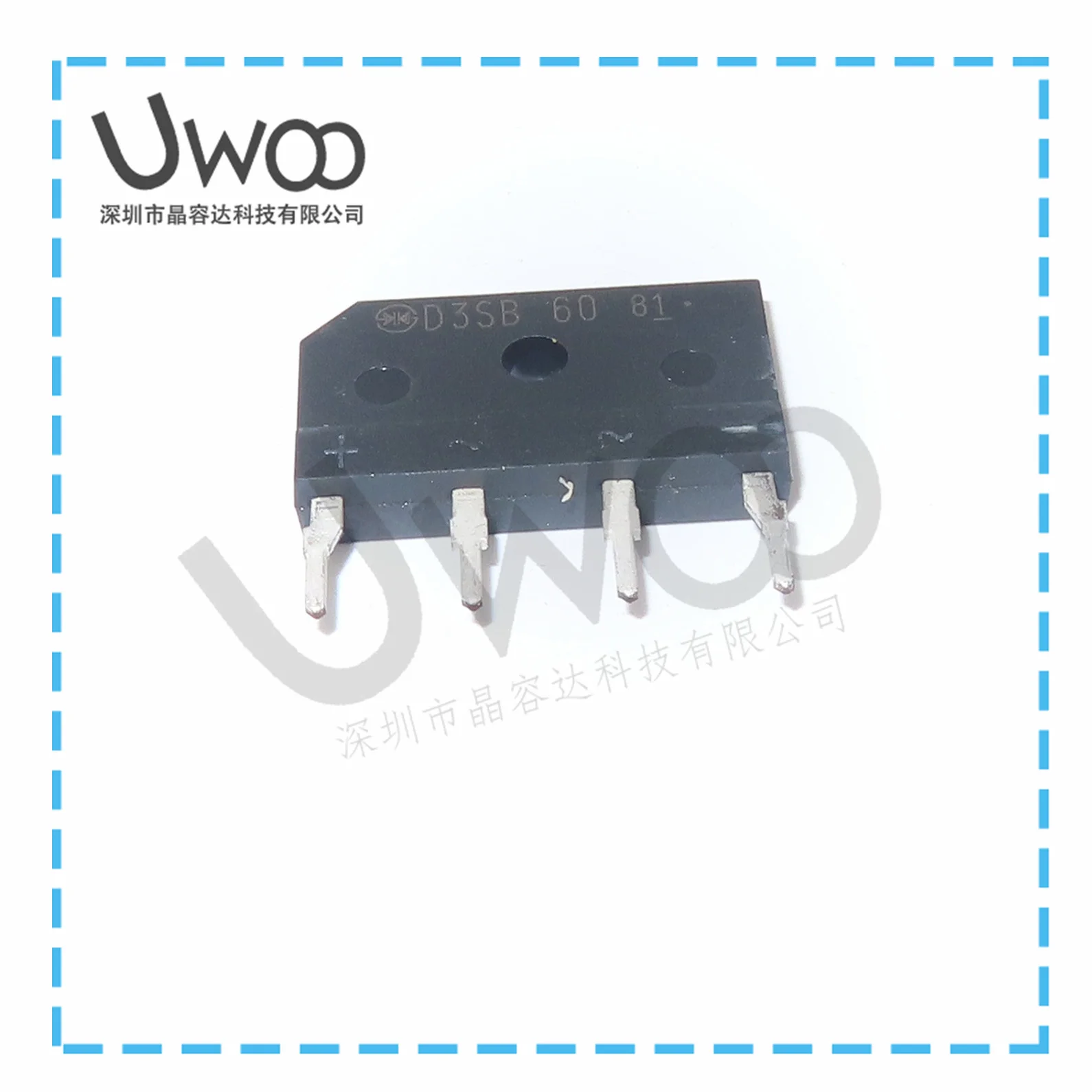 100%Original New D3SB60  ZIP-4  3A 600V    D3SBA60  ZIP4 3A 600V