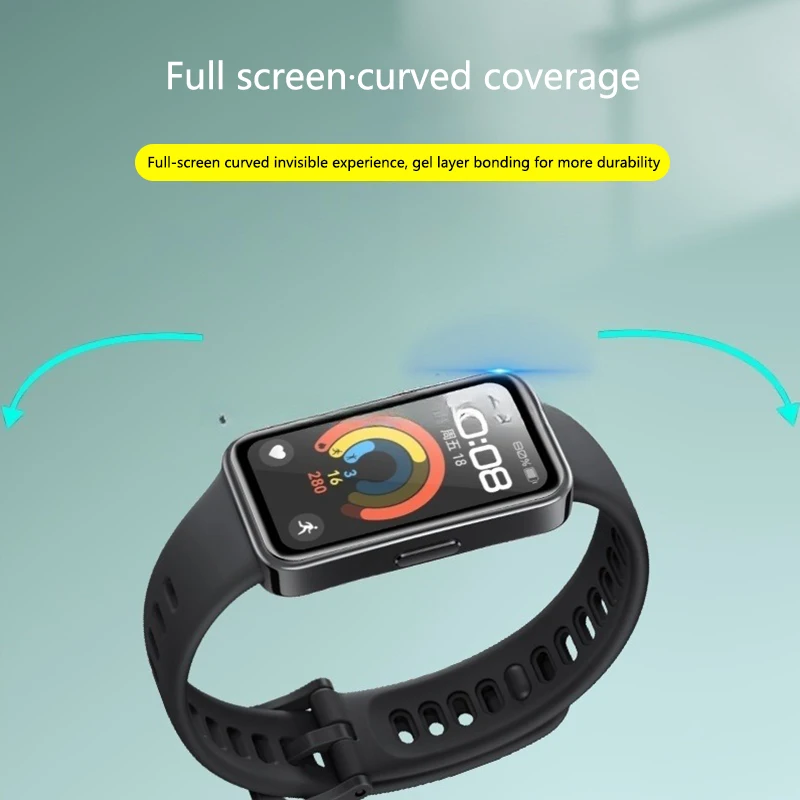 Electronic Watch 9 Curved 3D Full Screen Composite Soft Films Explosion-proof And Scratch-proof Watch Screen HD Protective Films