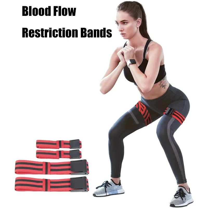 Fitness Occlusion Bands Weight Bodybuilding Blood Flow Restriction Bands Arm Leg Wraps Fast Muscle Growth Gym Equipment
