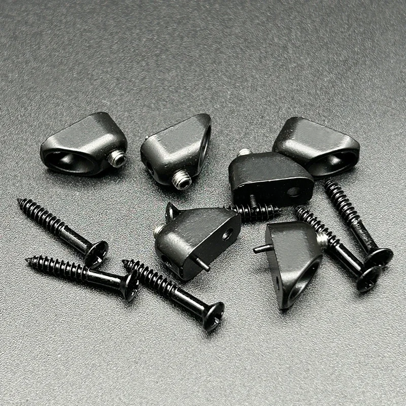 

8Pcs String Locking Button for Headless Guitar Bridge 13x7x7.5MM String Locker Guitar Parts Black/Nickel