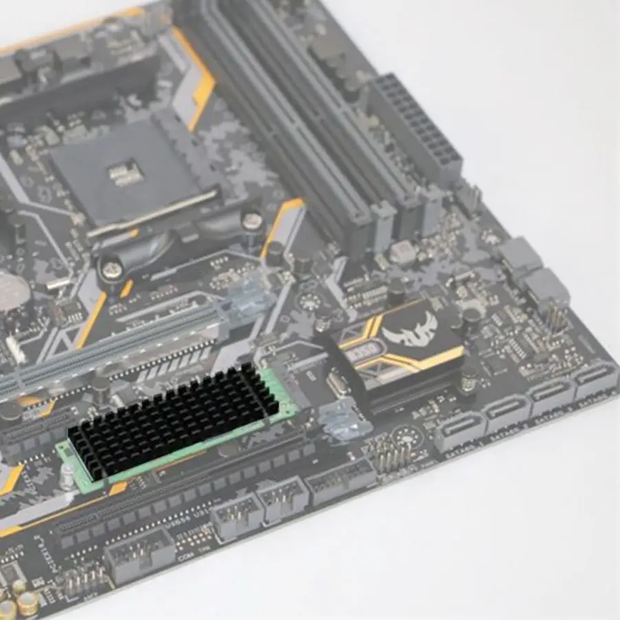 Di Raffreddamento in alluminio del Dissipatore di Calore Pad Termico Dissipazione di Calore Del Radiatore di Spessore 3 millimetri 6mm per M.2 NGFF SATA PCI-E NVME m2 SSD Dissipatore di Calore