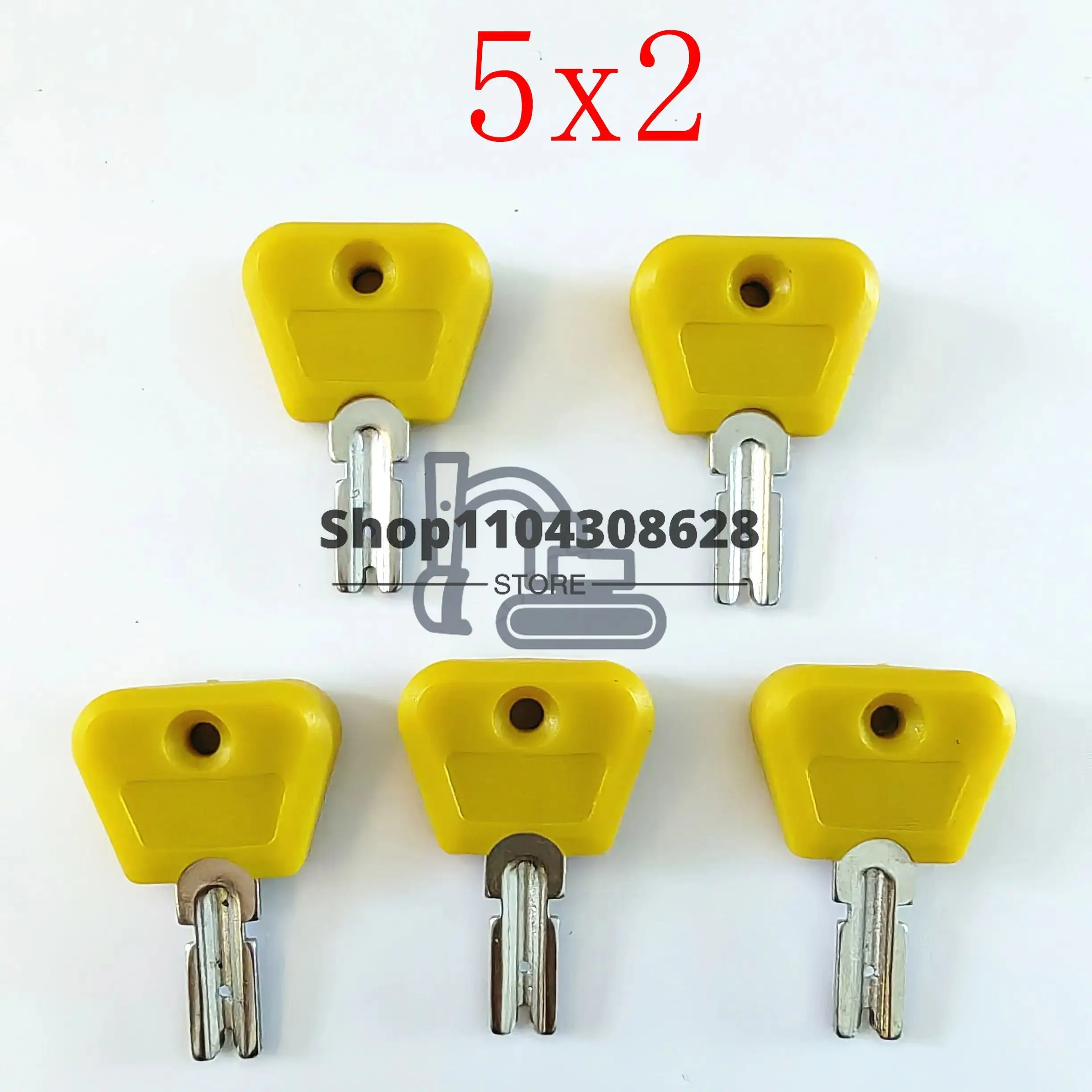 

10PCS 2368655 2782017 Ignition Key For 7004147 Clark Hyster Forklift