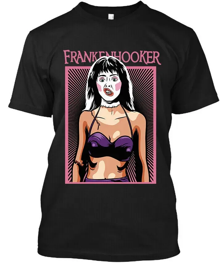 NWT Frankenhooker 1990 American Black Horror Comedy Film Retro Art T-Shirt S-4XL