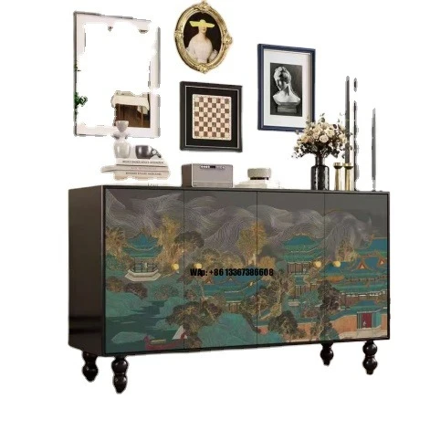 

Modern Hotel Room Designer Sofa Villa Luxury Furniture Side Cabinets Custom Furniture Throughout the House