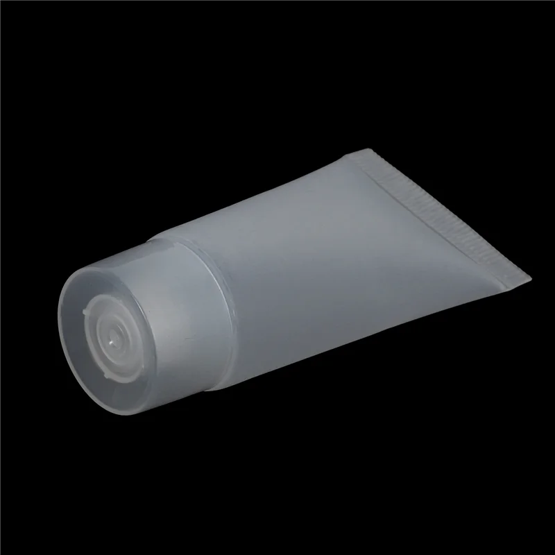 

300 шт., 15 мл, многоразовый тюбик, пустая бутылка для лосьона, мягкая трубка с крышкой, контейнер для путешествий, контейнер для макияжа, многоразовые бутылки-B51B