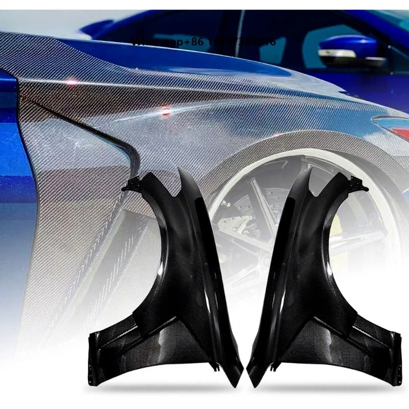 Carbon Fiber Black Fenders for 2011-2019  Q70 Retrofit Mudguards with 100% Fitment