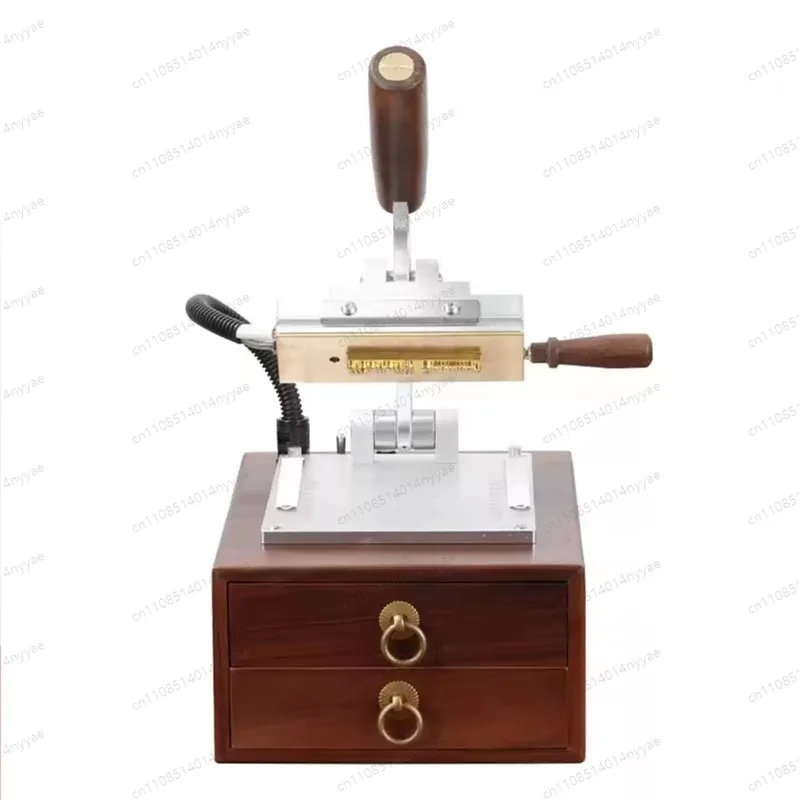 Leather Heat Press Machine Plastic Wood Paper Card Digital Hot Gold Foil Stamping Machine for Letter Stamp