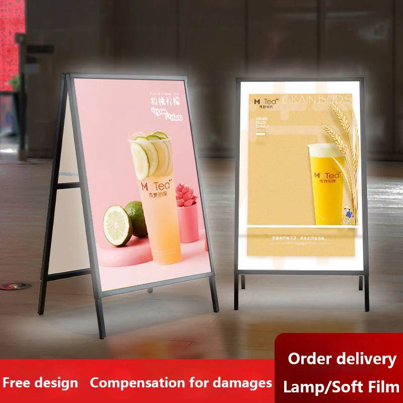 New Ultra-thin LED Light Box Luminous Poster Display LED Backlit Menu Board for Restaurant Cafe Shop Billboard Grill Price List