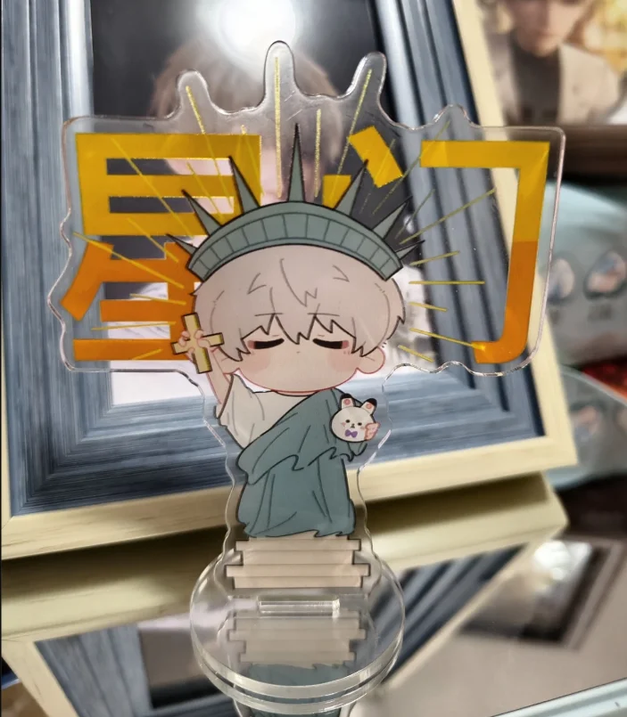 Anime Game Love and Deepspace Double-sided Acrylic Standee Stand Xavier Desktop Ornament Decoration Cute Exquisite Gift for Fans