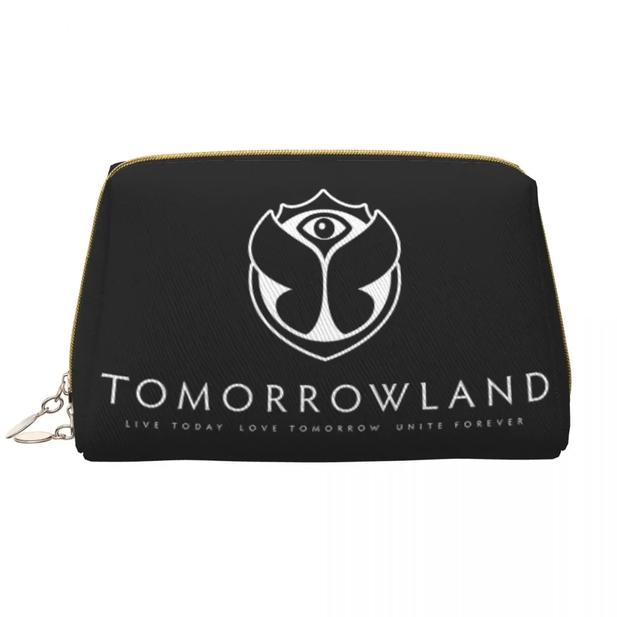 Tomorrowland Belgian Electronic Dance Travel Toiletry Bag Women Music Festival Makeup Cosmetic Bag Beauty Storage Dopp Kit