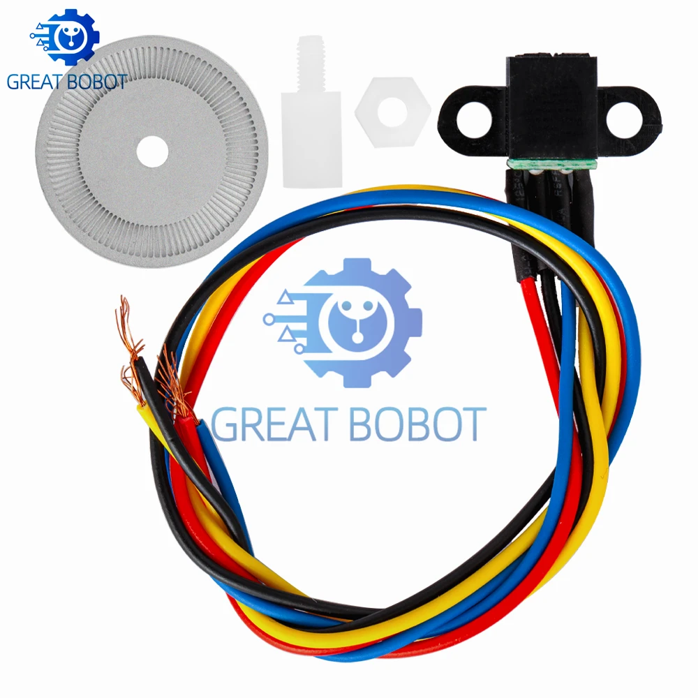 BS Photoelectric Speed Sensor Encoder Coded Disc Code Wheel For Freescale Smart Car 5V For Arduino DIY