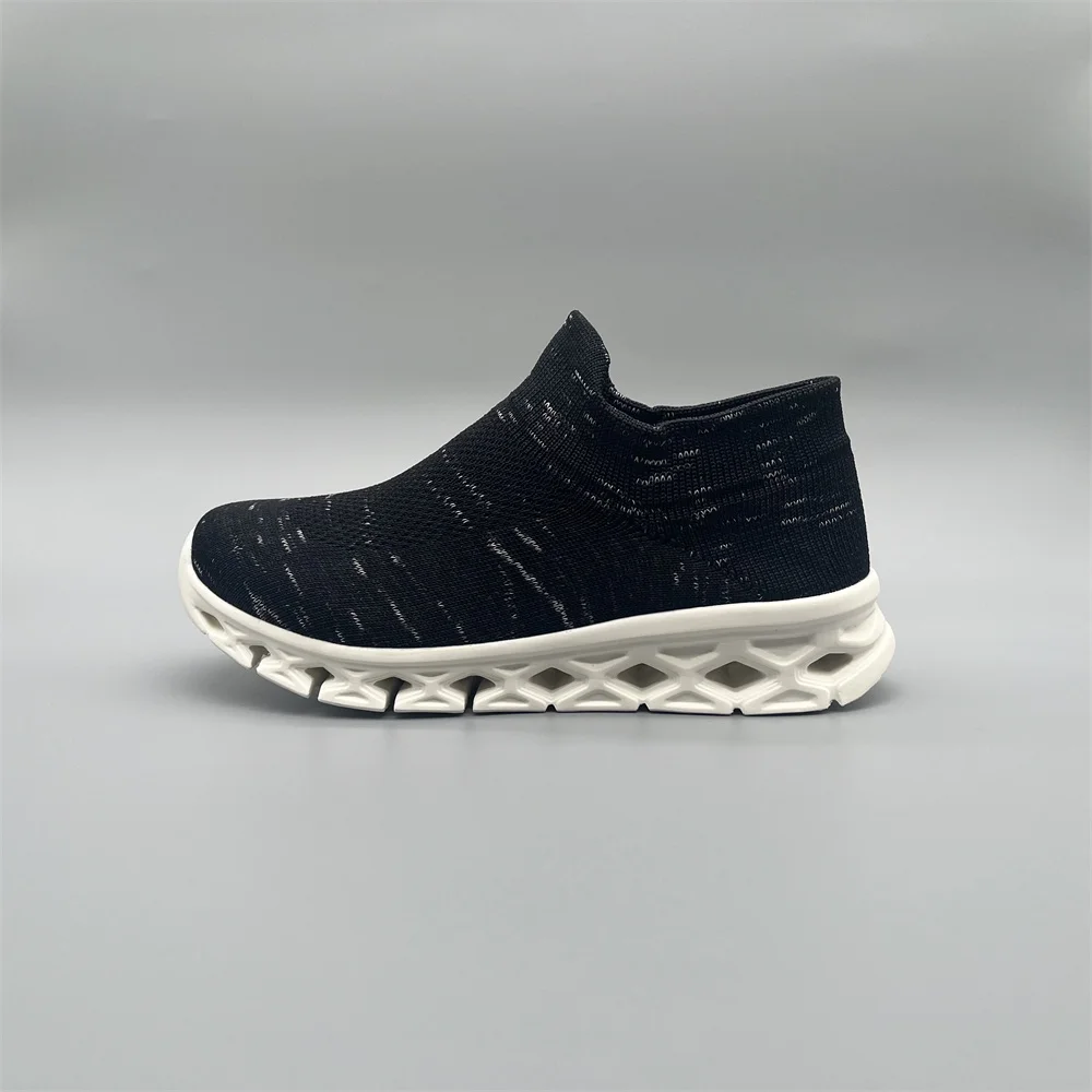 

Fly Knit Sos oes ex Lightweight Breathable Me Slip-On Comfortable o Absorption Soft Bot for Autumn Spring