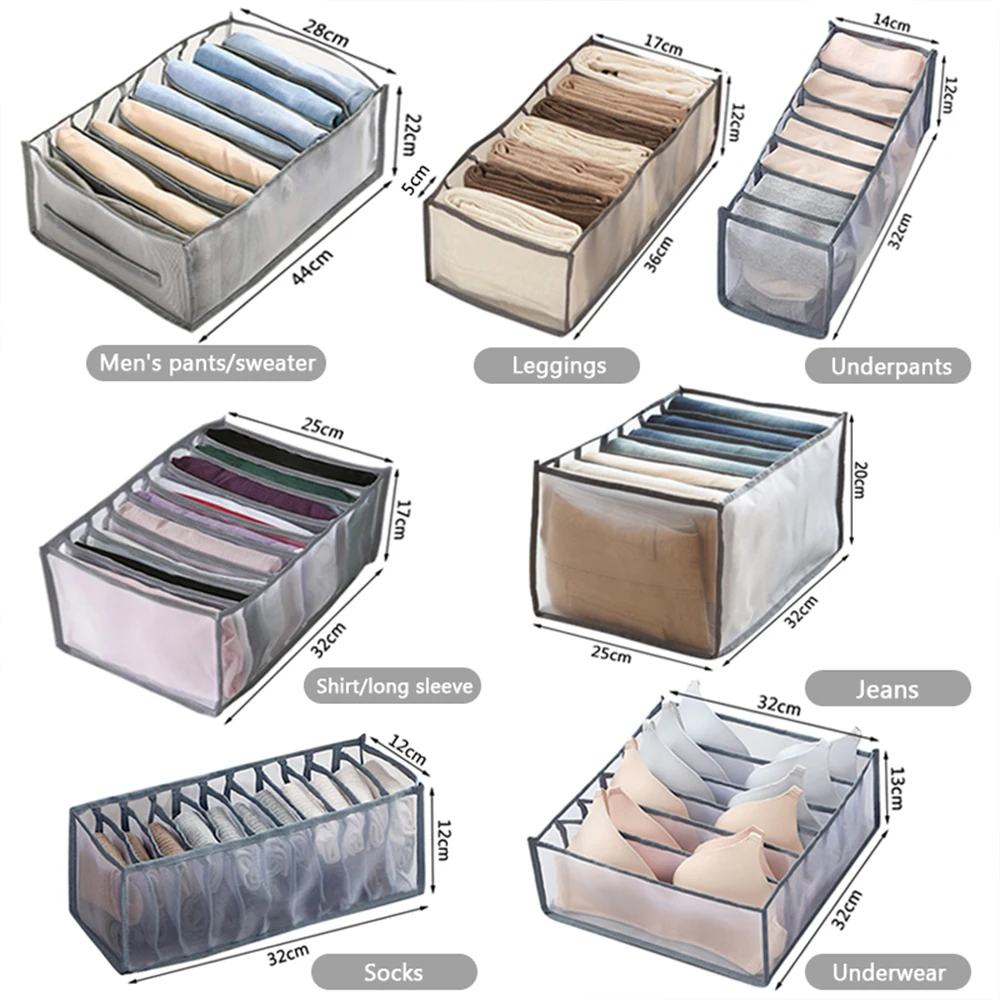 Jeans Organization Storage Box Closet Organizer Clothing Organization System Drawer Organizers Cabinet Pants Storage Organizer