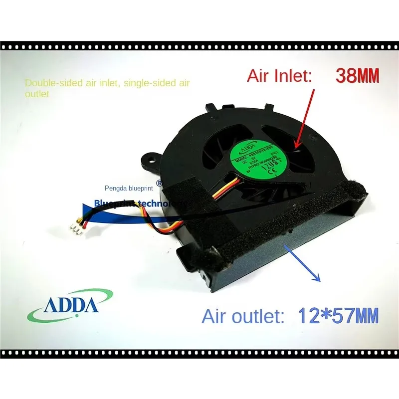pa AB6305HX-EB3 67*63 * 12MM 6.7 Cm5v Notebook Turbo Blower Cooling Fan