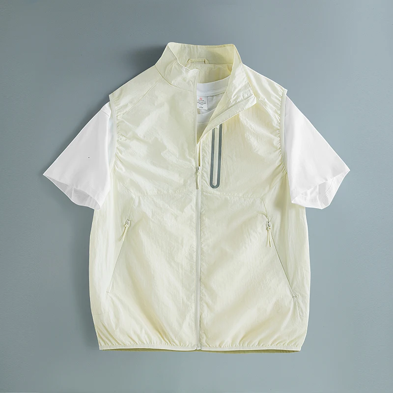 

Fishing Hiking Men Outdoor Spring Summer Thin Vest Multi Pocket Work Vest Photography Quick Dry Sleeveless Vest Men Workwear