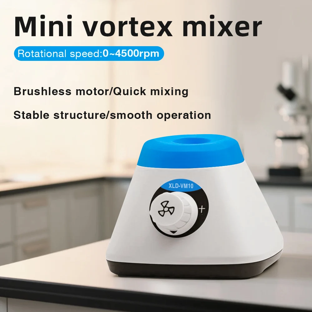 

4500rpm 50mL Vortex Mixer Adjustable Speed Centrifugal Test Tube Oscillator Laboratory Tattoo Pigment Nail Polish Shaker Blender
