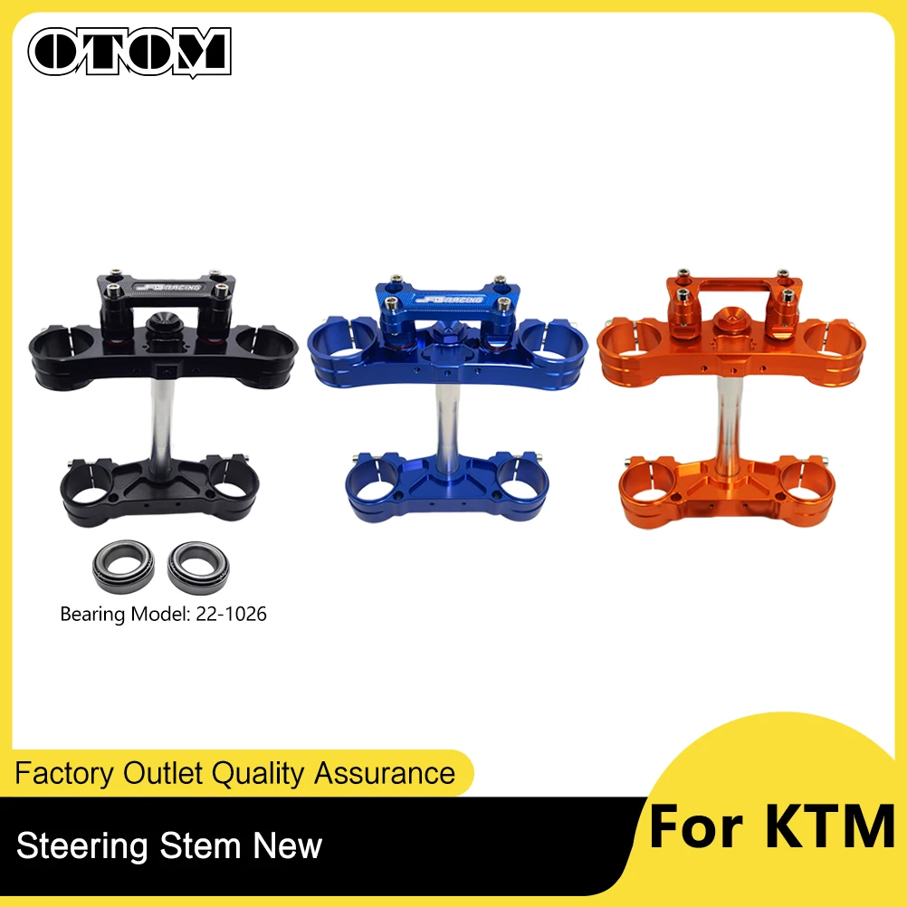 OTOM New Motorcycle Triple Clamps Steering Stem And Handlebar Bar Riser Mount For KTM EXC SX XCFW Husqvarna FC TC FX 125 250 450