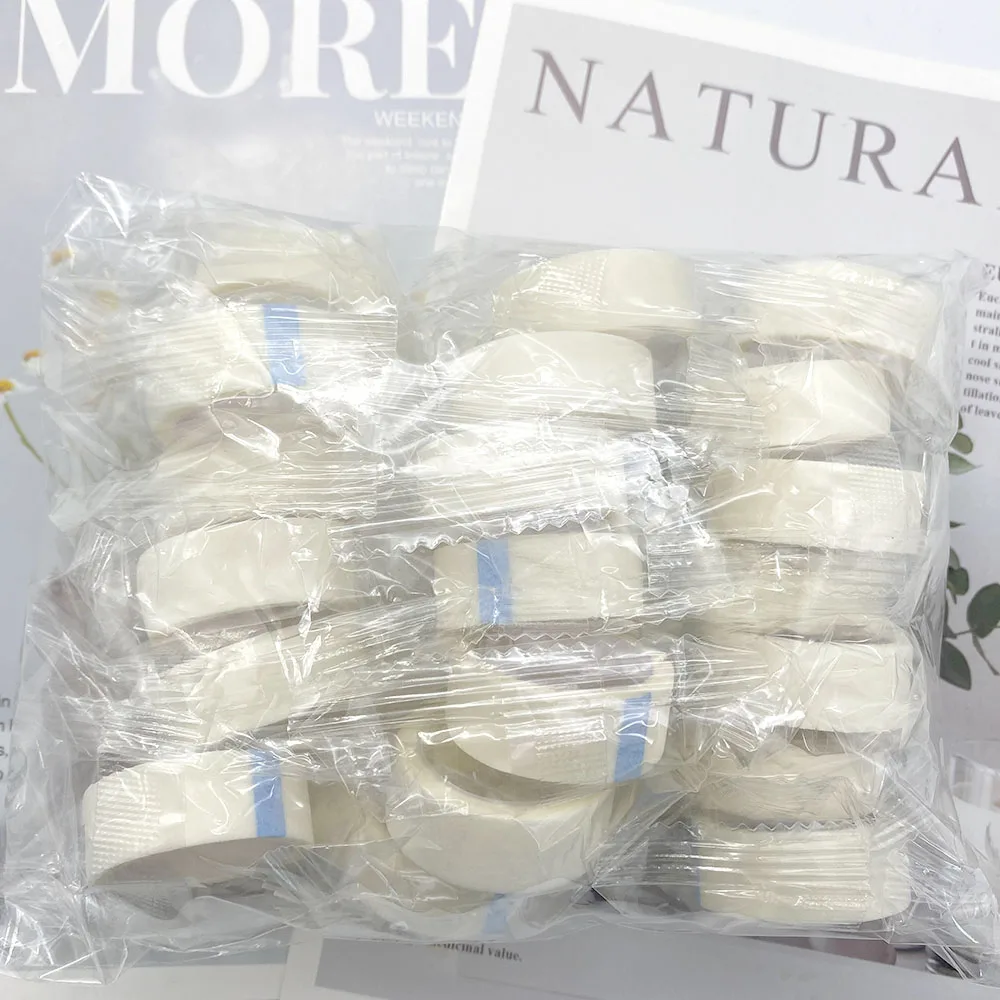 Eyelash Tape Eyelash Extension Paper Tape Wholesale10/20 Rolls Breathable Non-woven Cloth Adhesive Patches Under Eye Pad