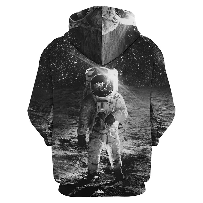 Space Astronaut Universe Graphic Hoodie Men Clothing 3D Printed New in Hoodies Women Harajuku Fashion y2k Pullovers Hooded Hoody