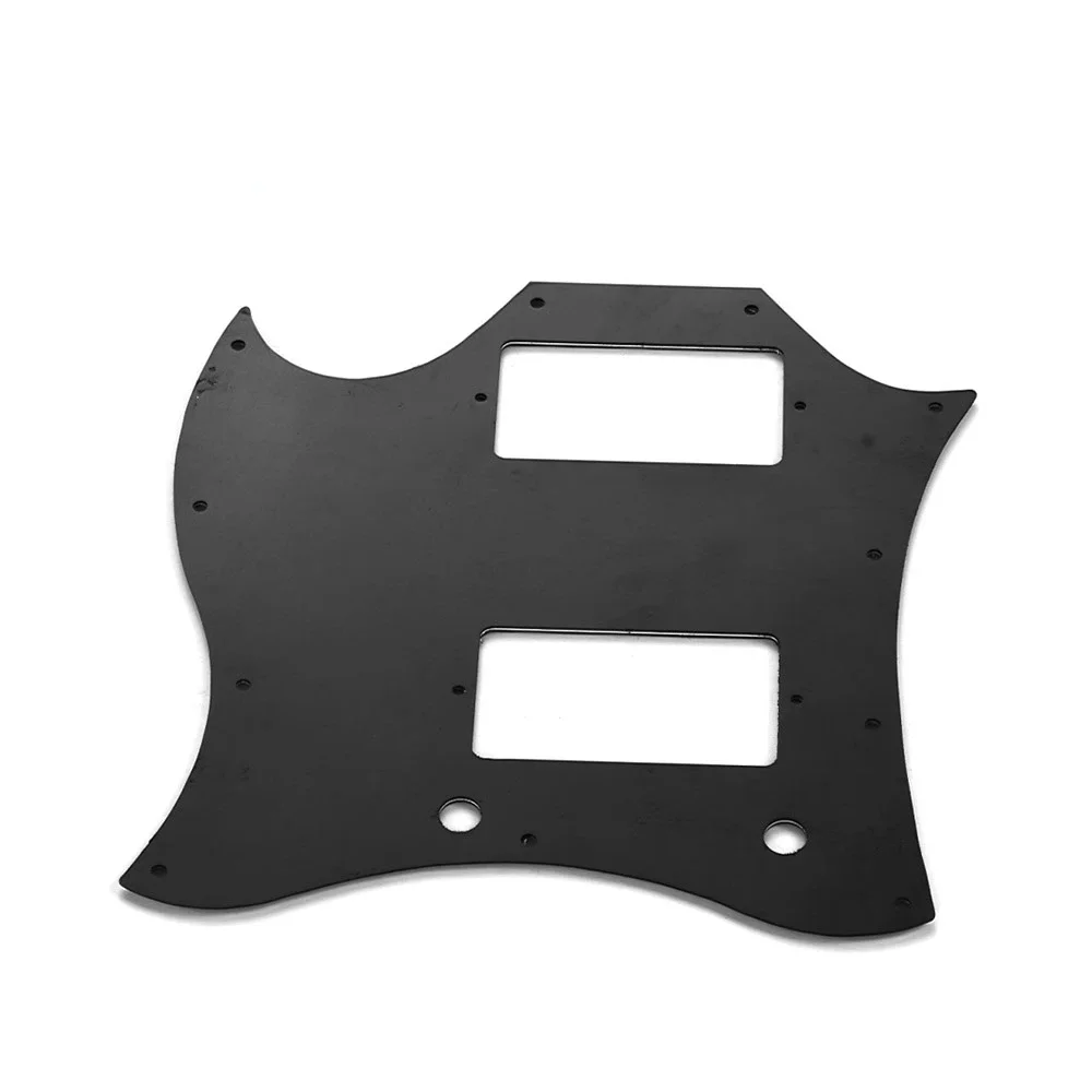 Premium 3 Ply Guitar Pickguard Black Color PVC Material Guitar Scratch Plate Electric Guitar Pickguard For Electric Guitars