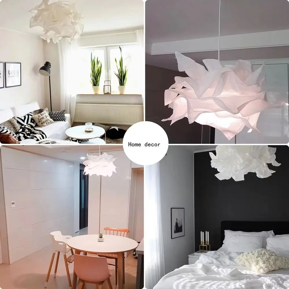 Ins Art DIY Cloud Lampshade Paper-based Natural Light Paper Lampshade Artistic Creative Design Simple Lampshade Home Decor