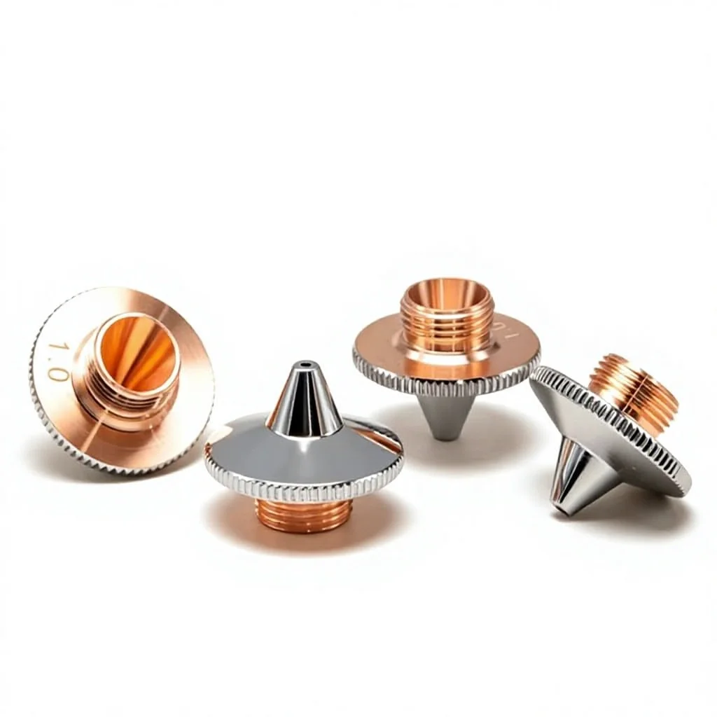 Ospri D20M10 Laser Cutting Machine Nozzle Single-Layer Double-Layer Copper Cutting Head Accessories Made in China