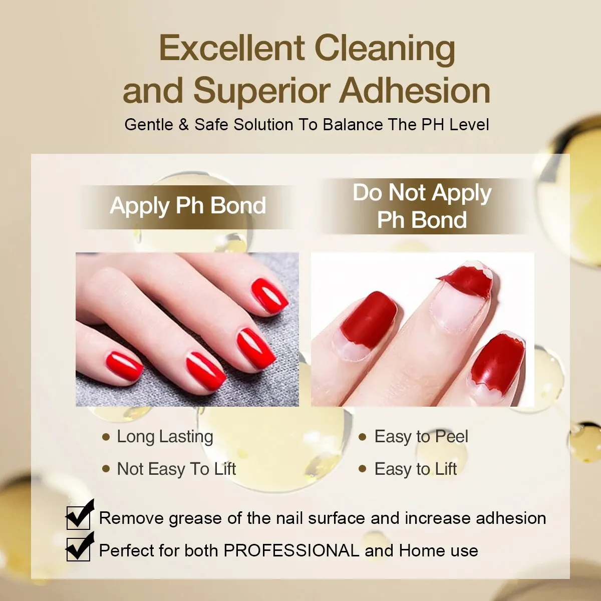 Set Top e Base da 15ml 3 pezzi PH Bond