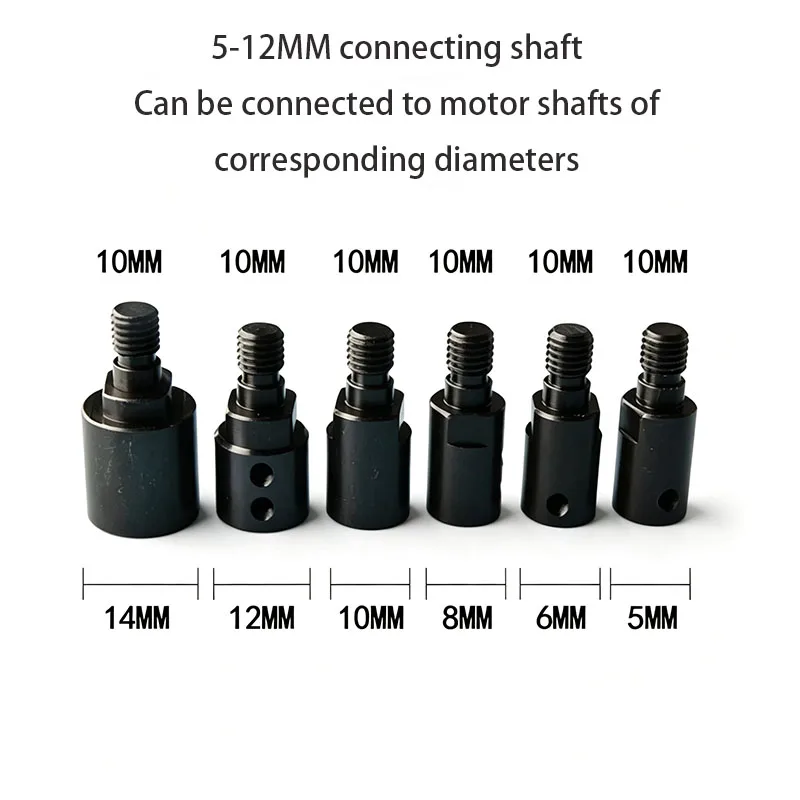Industrial motor adapter M10 connecting rod 775 adapter chuck motor shaft connection sleeve chainsaw adapter table saw