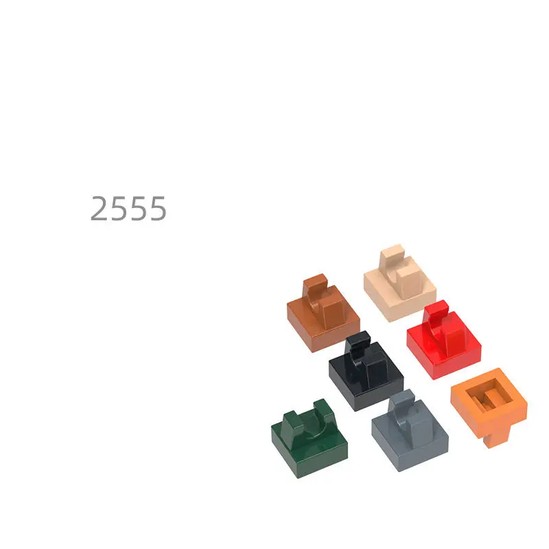 MOC Compatible Parts 2555 Tile Special 1 X 1 With Clip And Straight Tip Building Blocks Bricks DIY