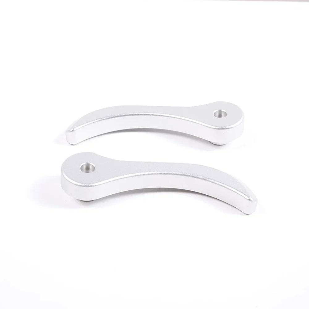 2PCS Aluminum Alloy Car Front Seat Back Adjustment Cover For Hummer H3 2005-2009 Decorative Accessories