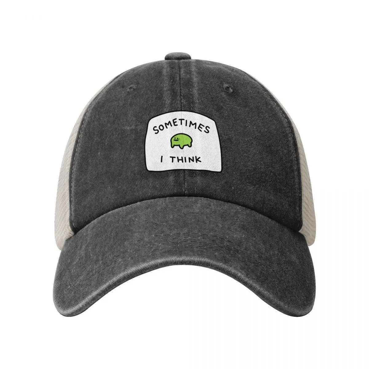 fern sometimes I think Cowboy Mesh Baseball Cap Military Tactical Cap New In The Hat Designer Man Women's