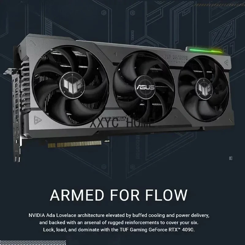 

GDDR6X 21000MHz 24GB 384bit Support INTEL AMD Motherboard HDCP Video Card 4090 Graphics Card ROG STRIX RTX4090 O24G GAMING