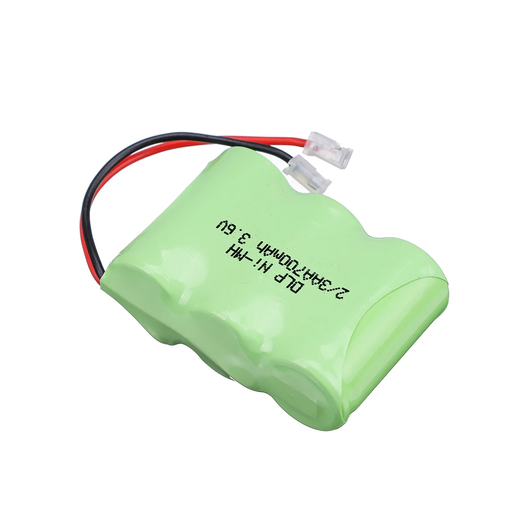 2 szt. 2.4V 3.6V akumulator 2/3AAA 2/3AA 700mah 2/3 AAA ni-mh komórka nimh do zabawek RC telefon bezprzewodowy