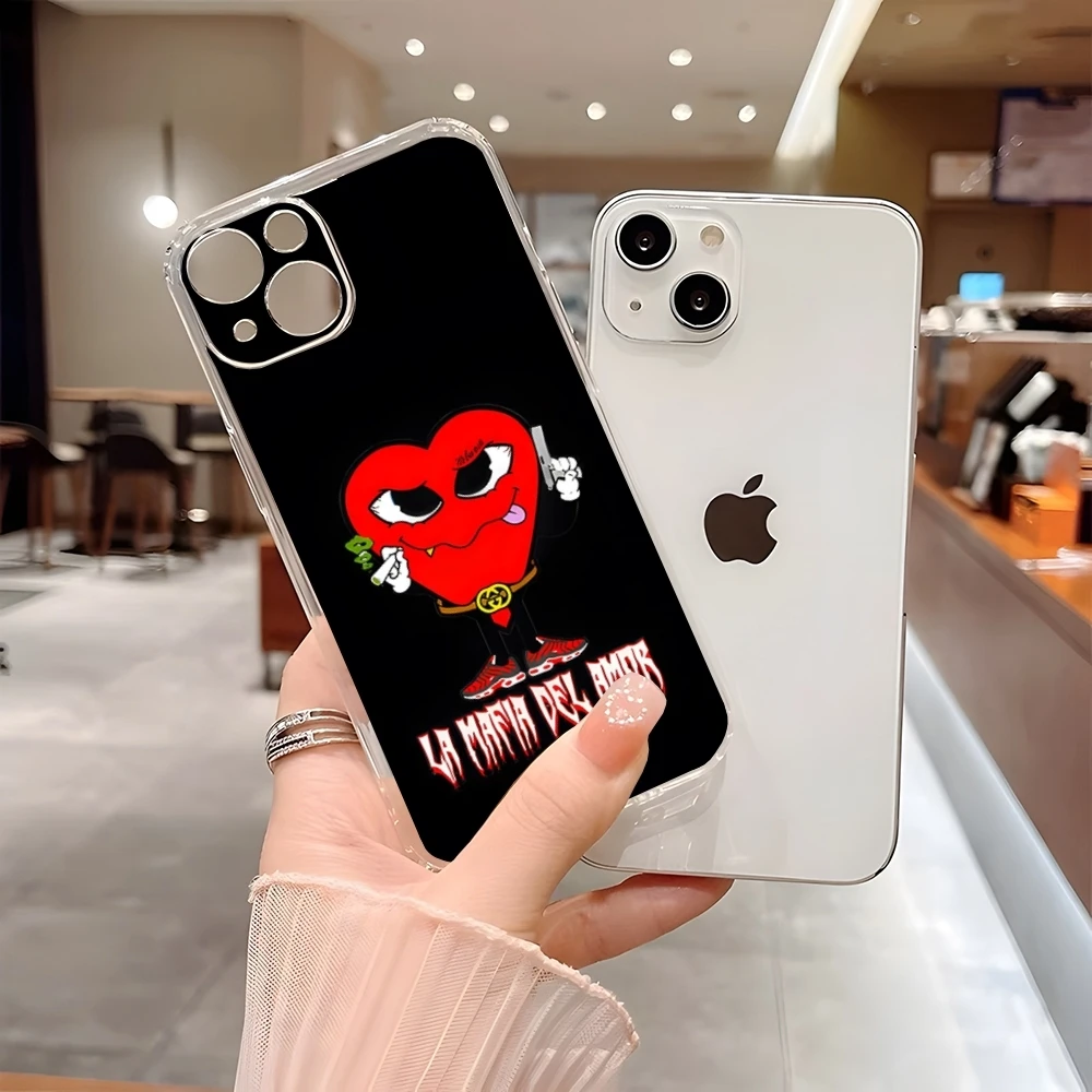 Love Mafia La Mafia Del Amor Phone Case Transparent For Iphone 15 Plus 14 Pro Max 11 16 Pro 13 12 8 X XR XS SE Back Cover