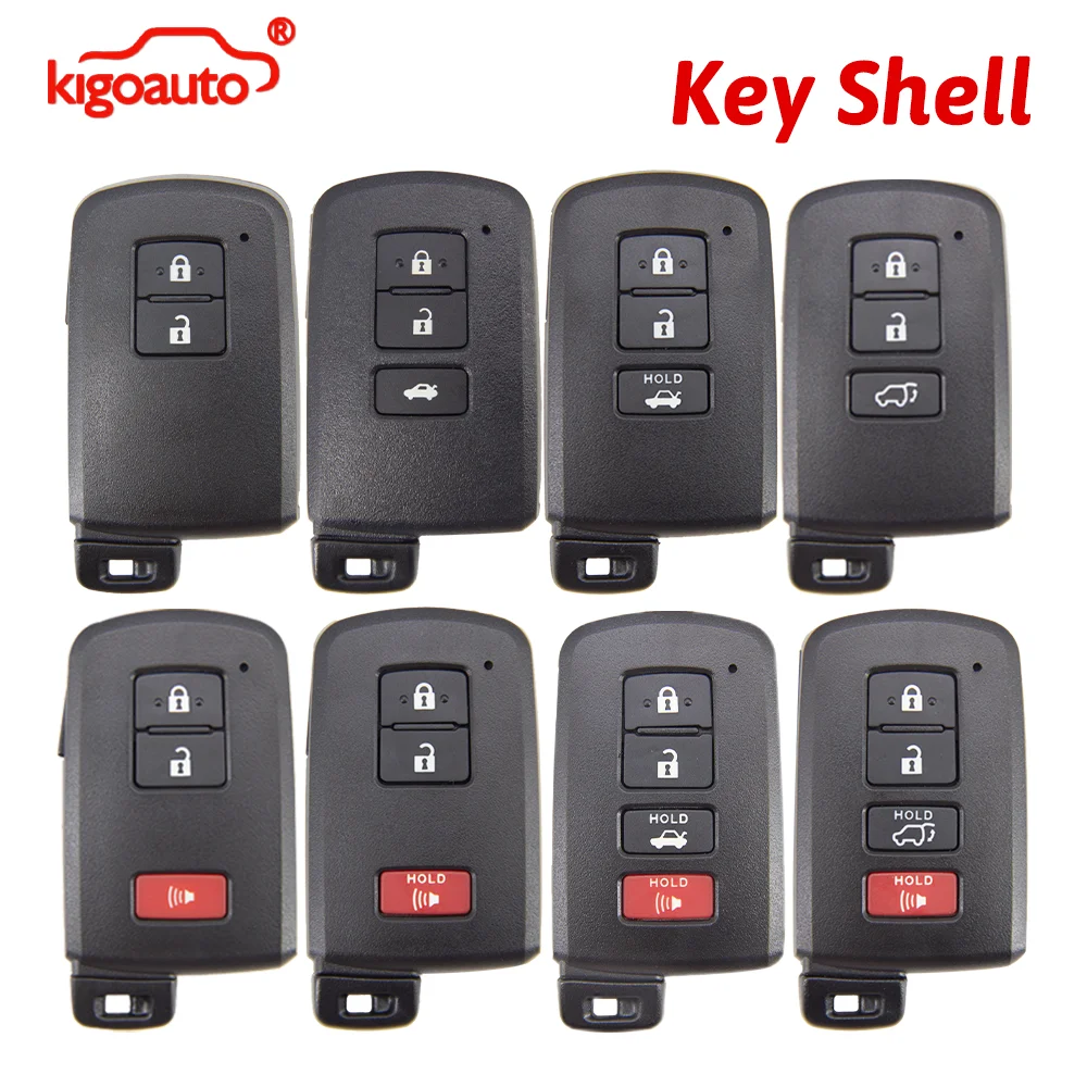 Kigoauto für Toyota Smart Key Gehäuse 2/3/4 Tasten HYQ14FBA für Camry Avalon Prius RAV4 Yaris Tacoma – Detail 1