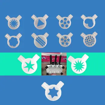 Víčka ve tvaru trysky na zmrzlinu, magické modelovací víčka, náhradní díl, výrobníky měkké zmrzliny s vnitřním průměrem 29 mm 6 nejlepší prodej díly pro stroj na zmrzlinu Spaceman - №4