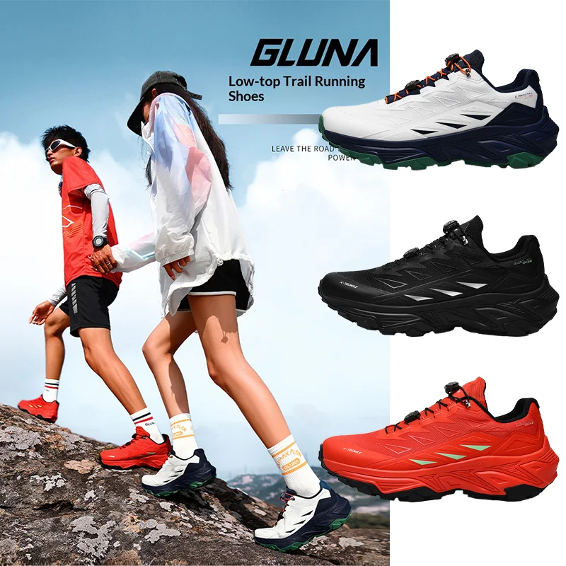 GLUNA  New Men's And WoMen's Breathable Water-Resistant Shock-Absorbing Anti Slip Off-Road Sports Shoes89569