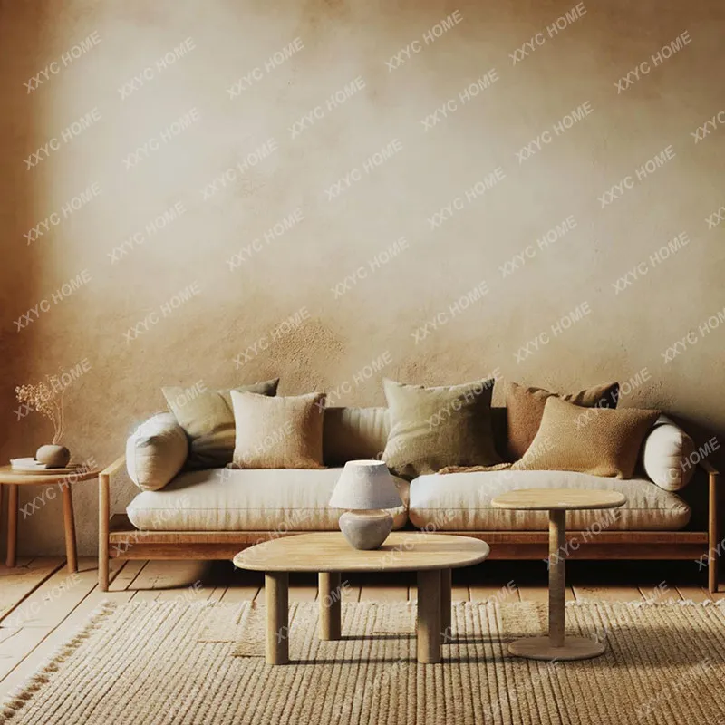 X light luxury natural travertine coffee table Bieye living room home high-end irregular special-shaped tea table
