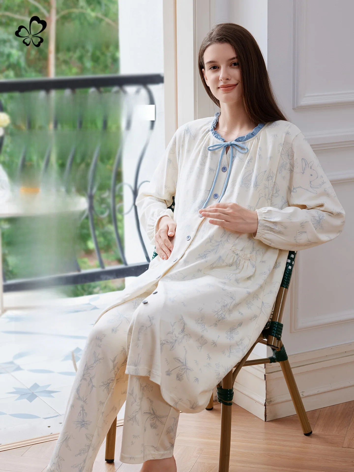 conjunto-de-ropa-de-dormir-para-maternidad-con-almohadilla-para-lactancia-ropa-exterior-postparto-traje-de-dos-piezas-de-algodon-estampado-de-manga-larga