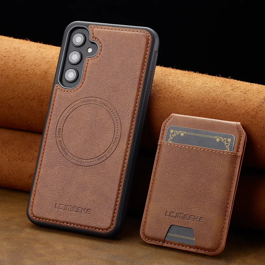 

Detachable Cards Solt Wallet Leather Phone Case for Samsung Galaxy S26 S25 Ultra S24 Plus S22 S21 A55 A35 A16 A15 A17 A56 Cover