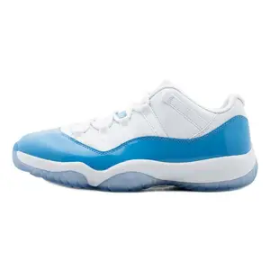 Jordan 11 white and light blue best sale