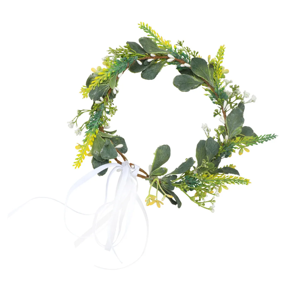 

1Pcs Realistic Lavender Floral Crown Lightweight Breathable Headpiece for Bridal Shower Outdoor Events Party Prom Decoration