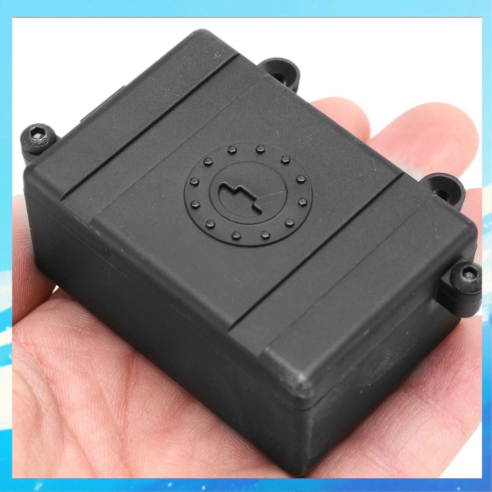 

2X Receiver Box Rc Car Radio Box Decoration Tool Plastic For 1/10 Rc Rock Crawler Car Axial Scx10 Rc4wd D90 D110 D130-[A49T]